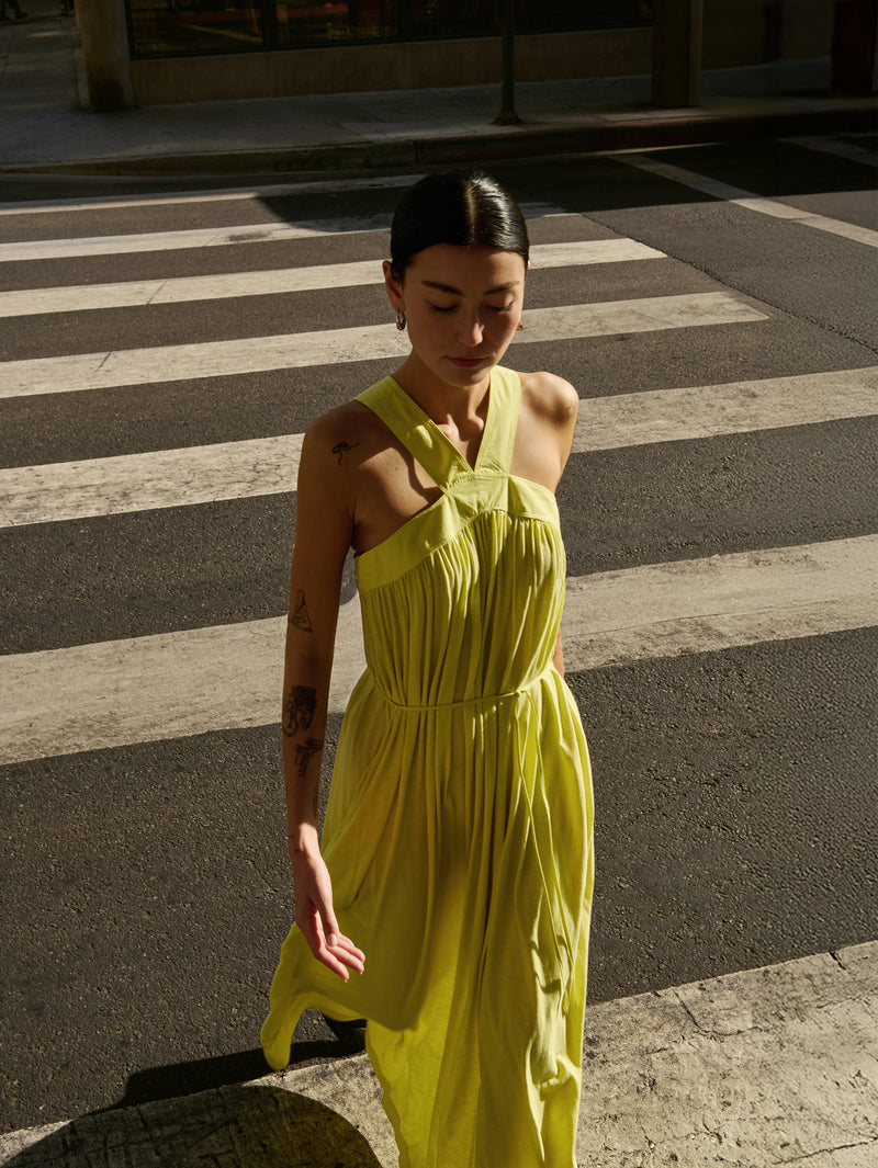 Brielle Maxi Dress - Citrus Yellow