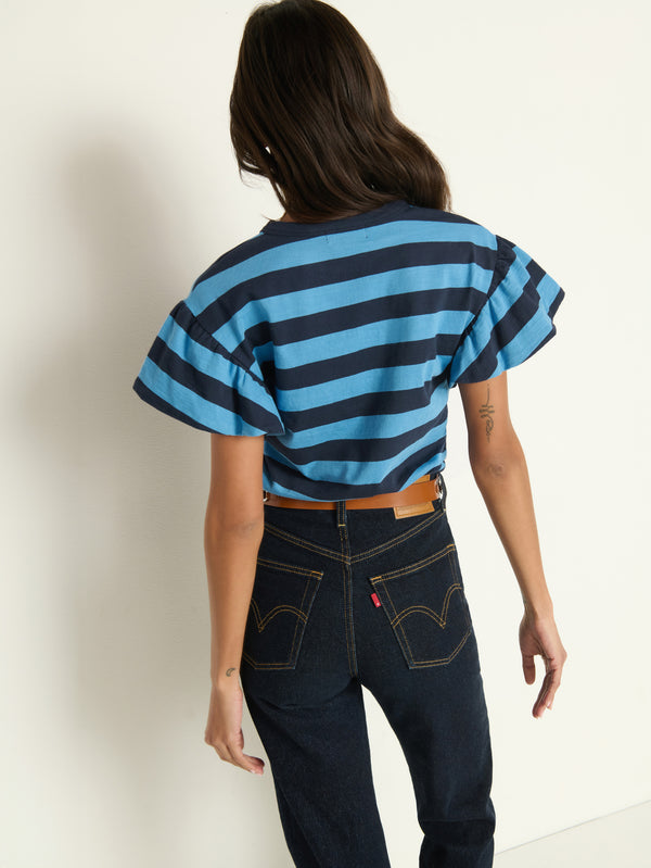 Nation Los Angeles Camille Ruffle Tee