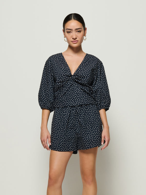 Nation Los Angeles Celeste Blouse and Flynn Short