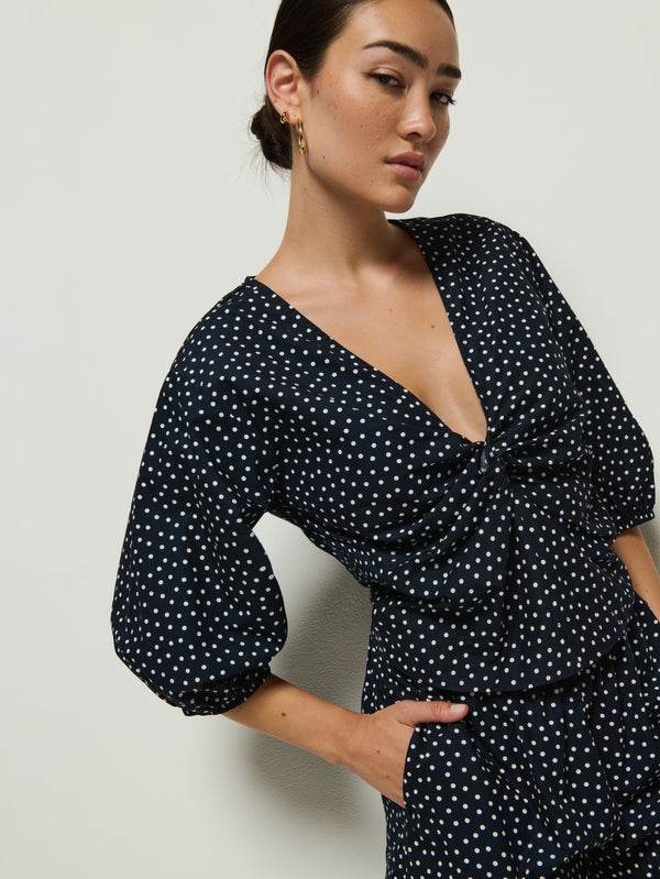 Nation Los Angeles Celeste Blouse and Flynn Short