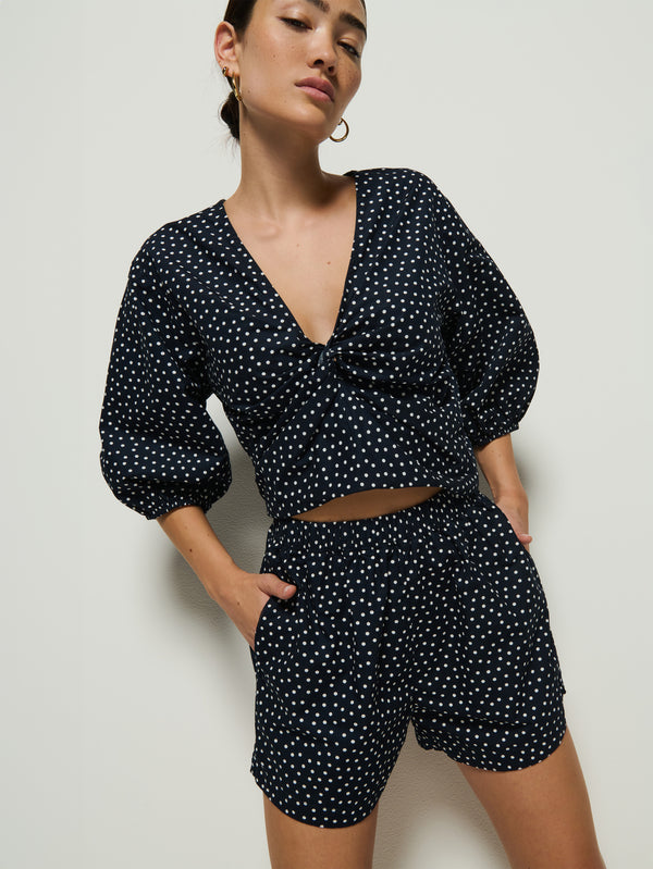 Nation Los Angeles Celeste Blouse and Flynn Short