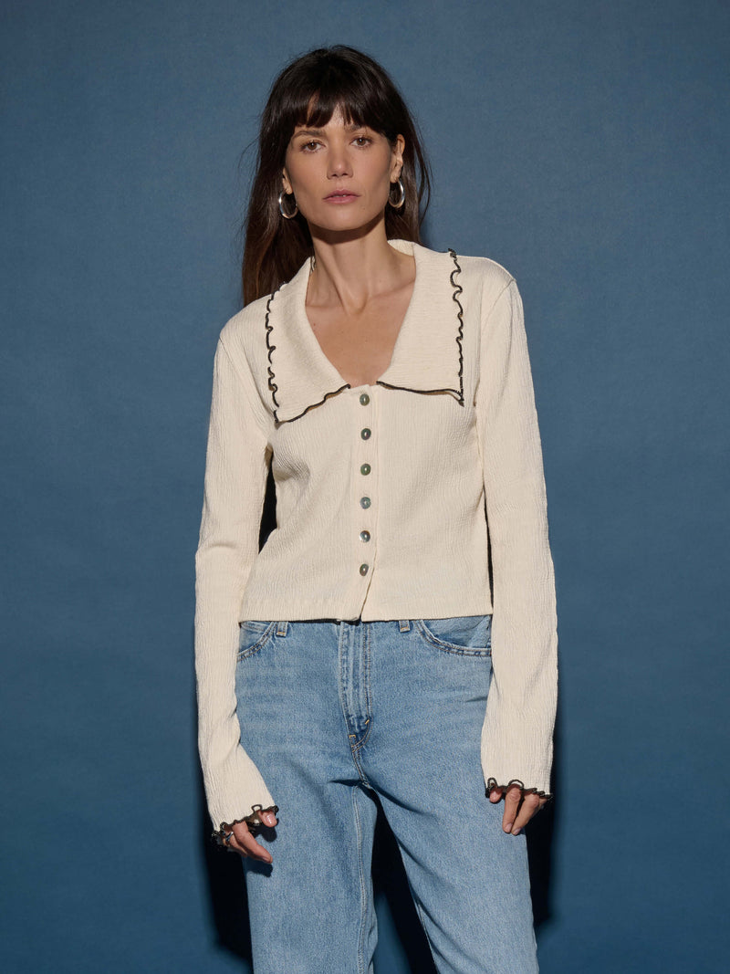 Marle Aster Top - Porcelain main image 0