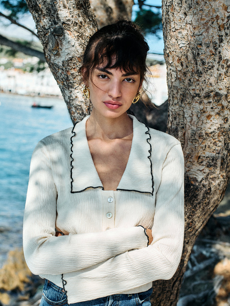Daisy Top - Porcelain | Nation Los Angeles