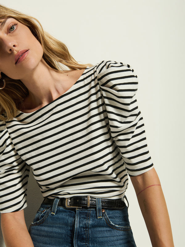 Nation Los Angeles Emery Stripe Boat Neck