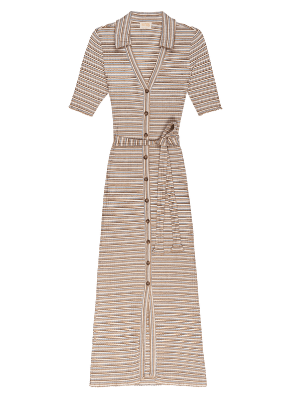 NATION LTD Enise Button Up Maxi Dress