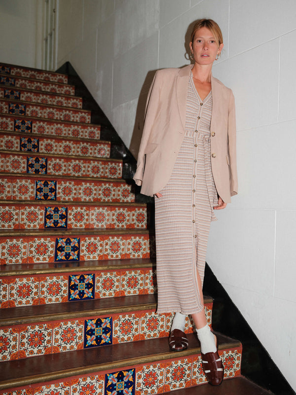 NATION LTD Enise Button Up Maxi Dress