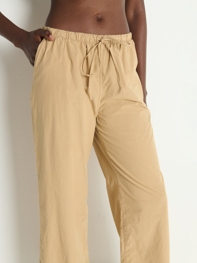 Lucia Poplin Pant—Toffee | Nation Los Angeles
