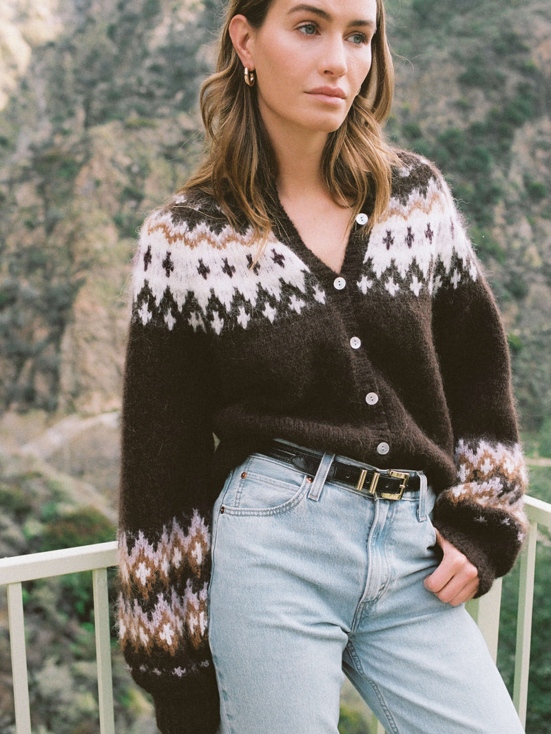 Lula Cardigan - Coffee | Nation – Nation Los Angeles