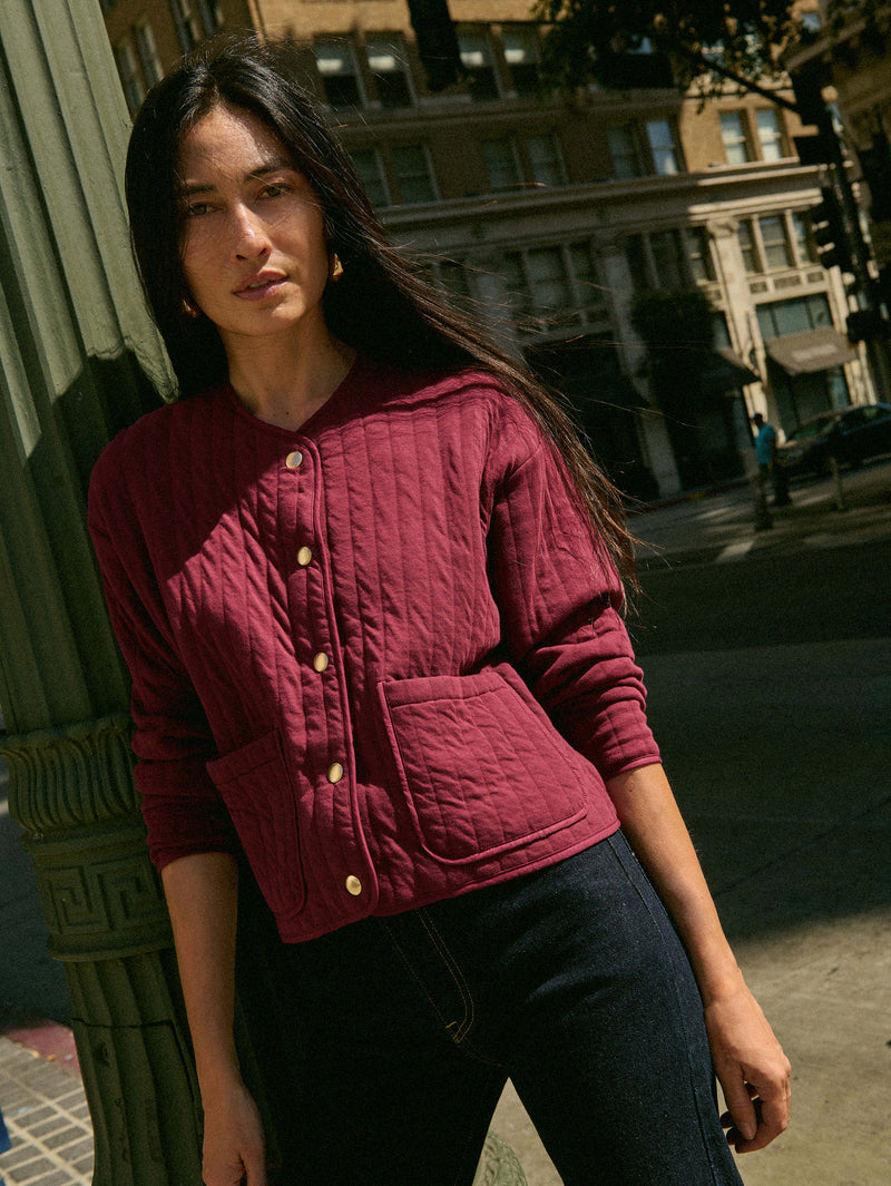 Otto Jacket - Bordeaux | Nation Los Angeles