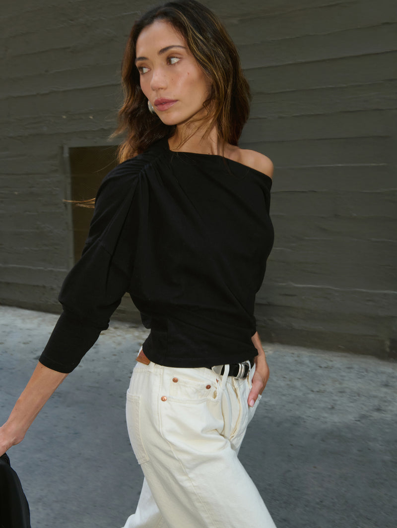 Pietra Off Shoulder - Jet Black | Nation Los Angeles