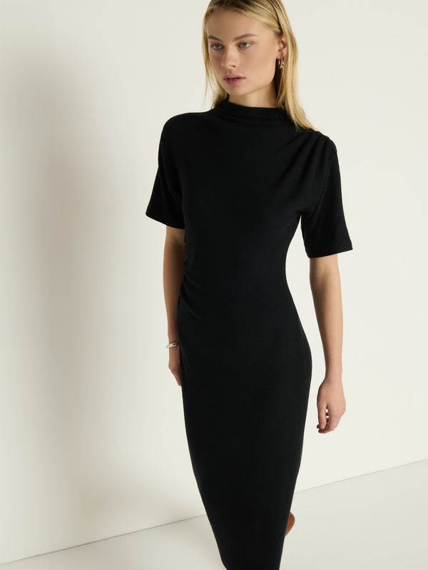 Nation Los Angeles Rebecca Mock Neck Dress