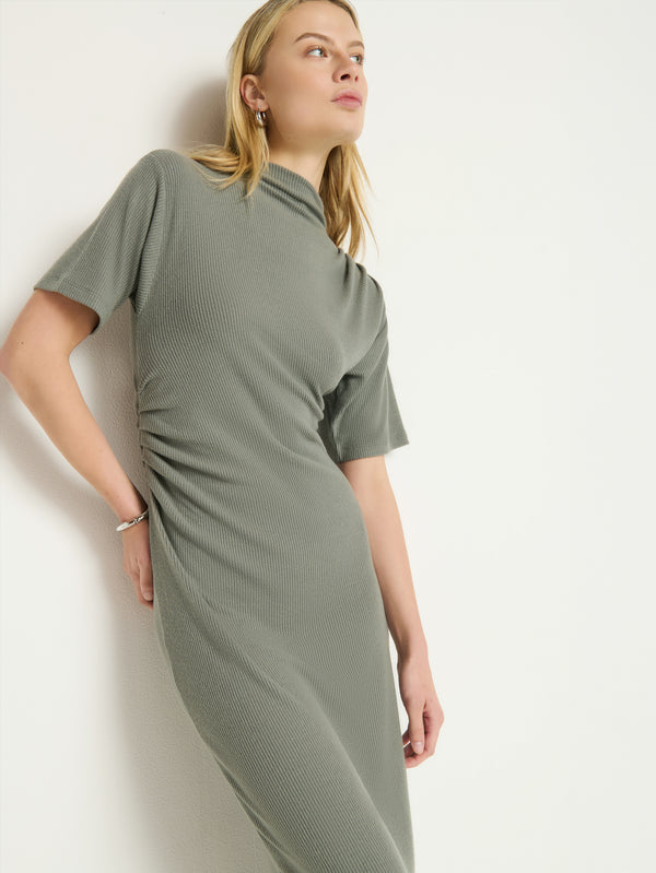 Nation Los Angeles Rebecca Mock Neck Dress