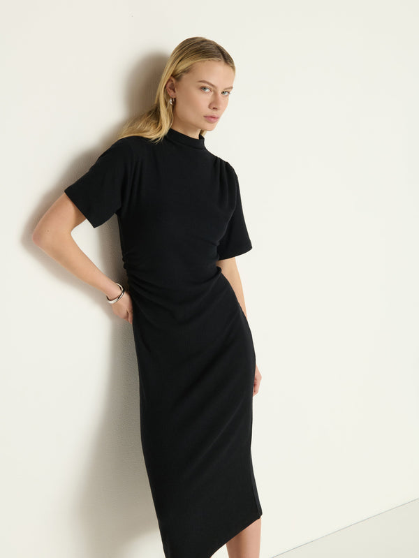 Nation Los Angeles Rebecca Mock Neck Dress