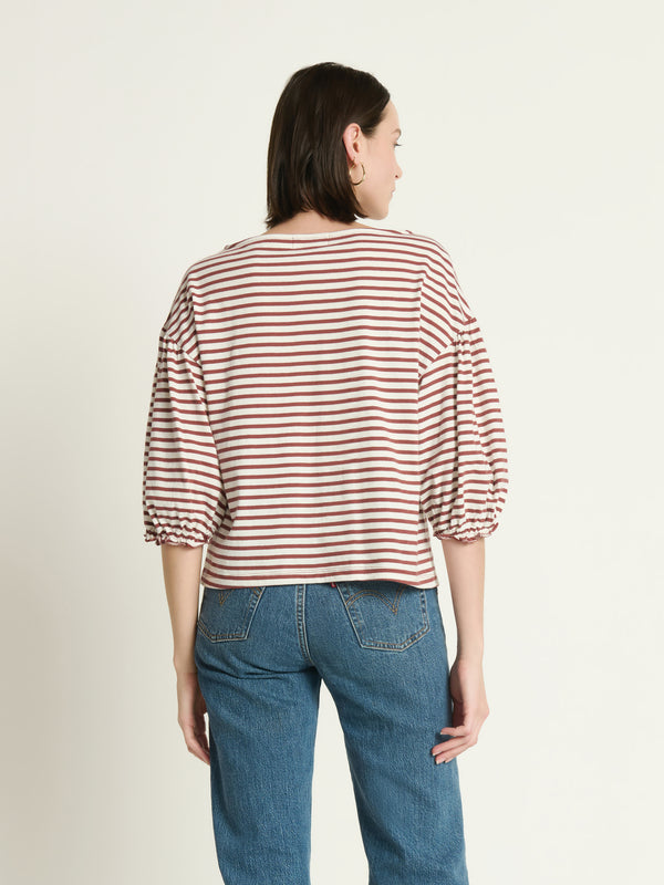 Nation Los Angeles Sandra Boatneck Top