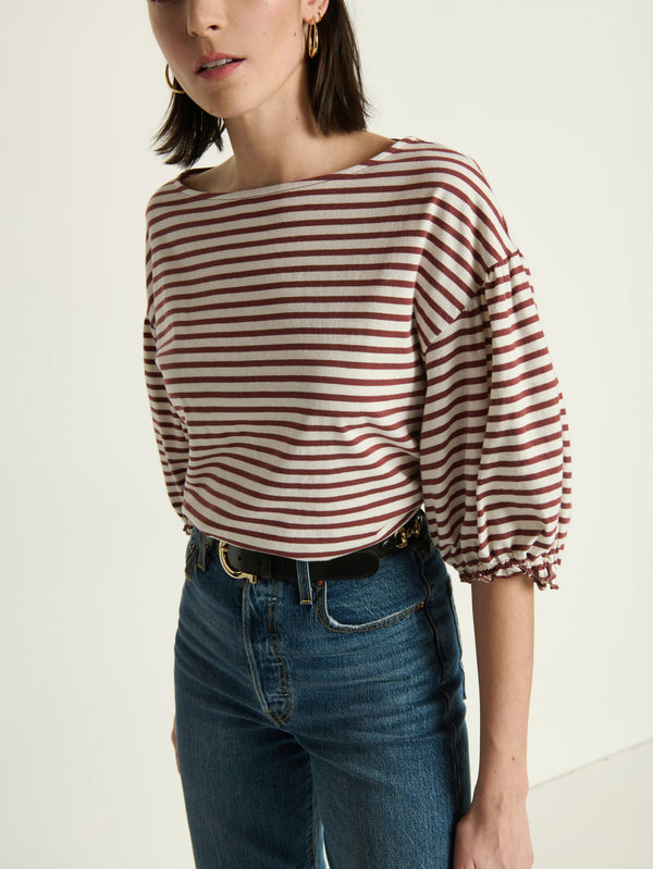 Nation Los Angeles Sandra Boatneck Top