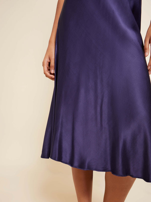 NATION LTD Mabel Bias Cut Midi Skirt