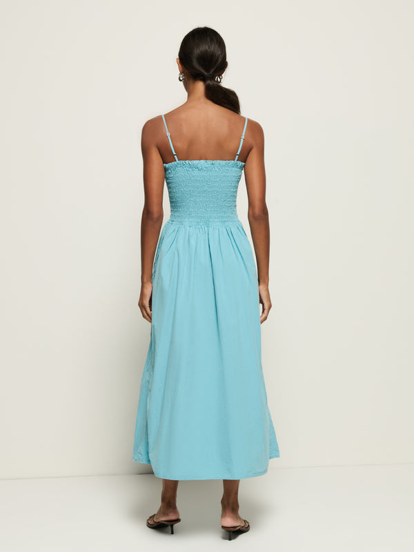Nation Los Angeles Sibelle Smocked Midi