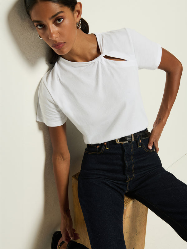 Nation Los Angeles Taya Twist Neck Tee
