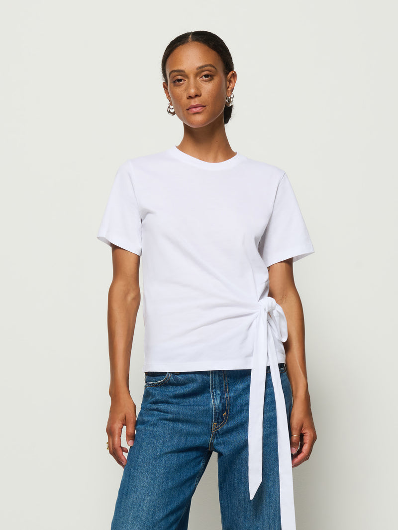 トップス everyone LOGO BY VINCENT L/S TEE (WHITE) Vincent Tee - White | Nation Los Angeles