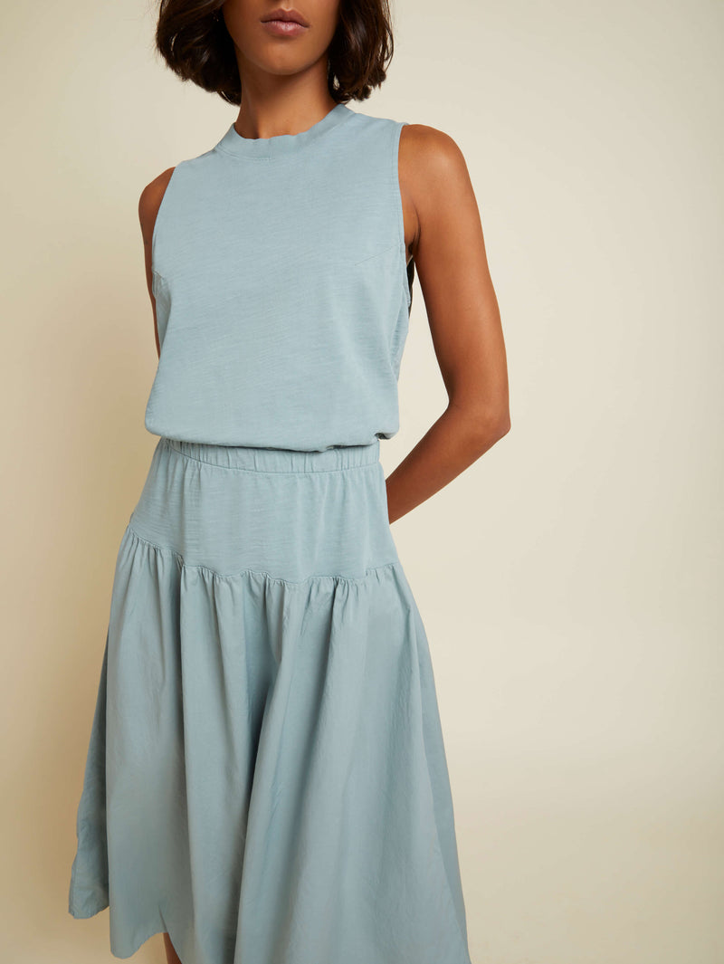 Callie Sheer Midi Knit Dress