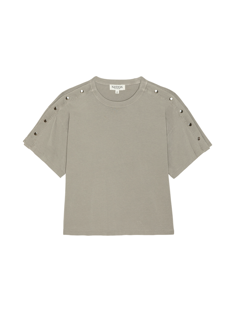 Nation Los Angeles Ada Button Tee