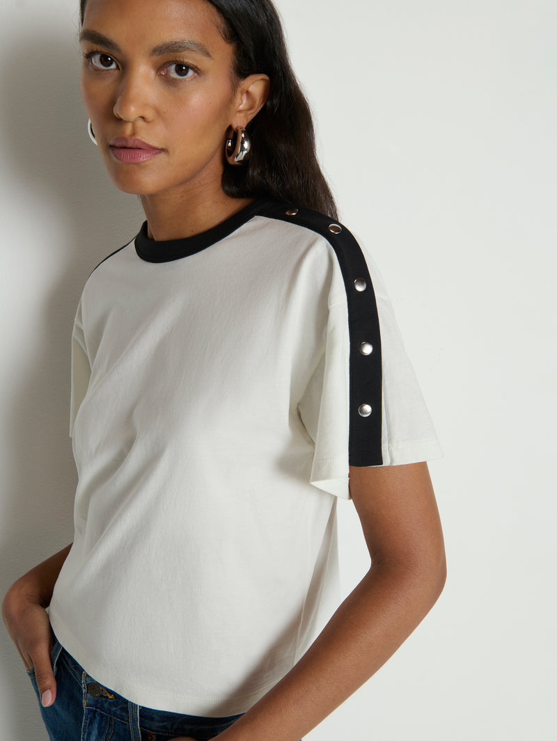 Nation Los Angeles Ada Button Tee