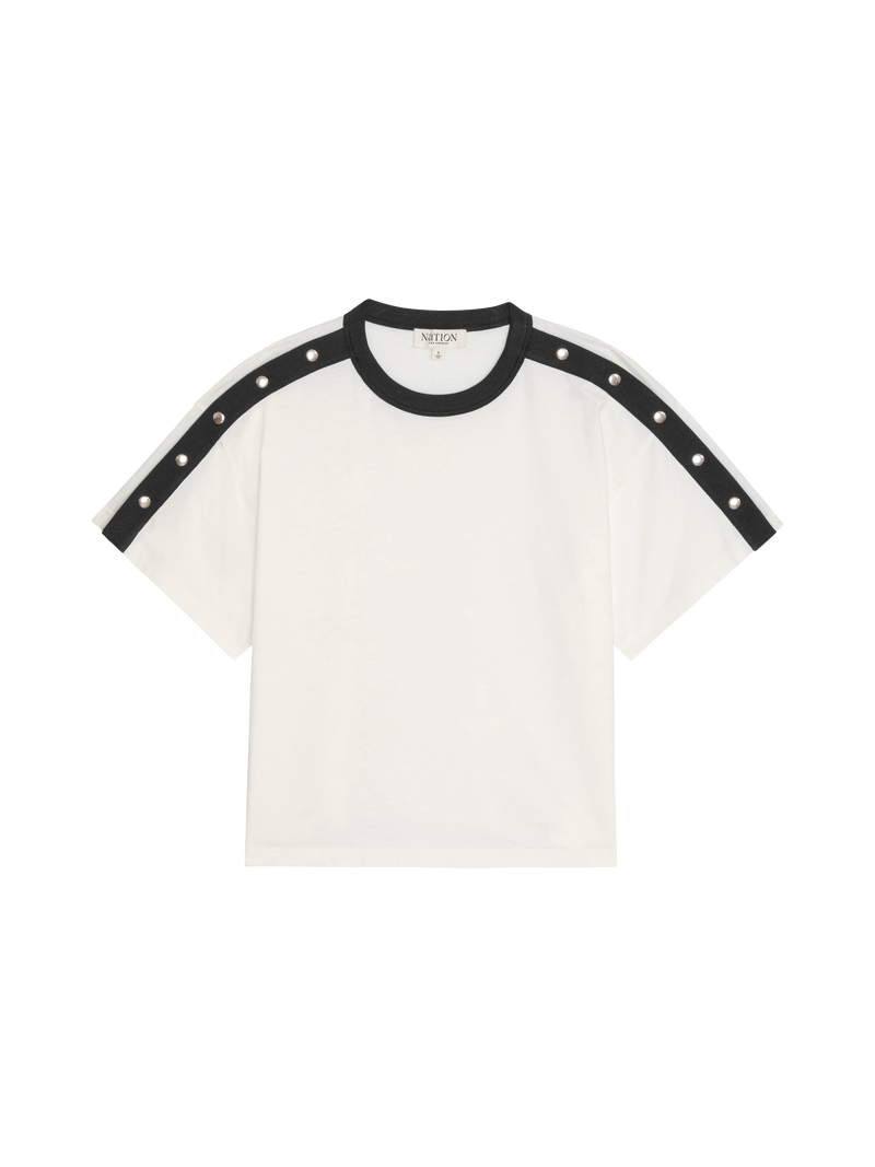 Nation Los Angeles Ada Button Tee