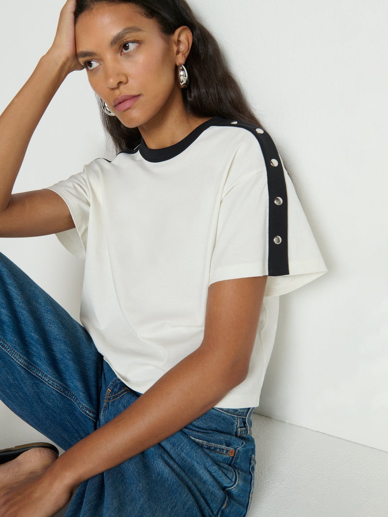 Nation Los Angeles Ada Button Tee