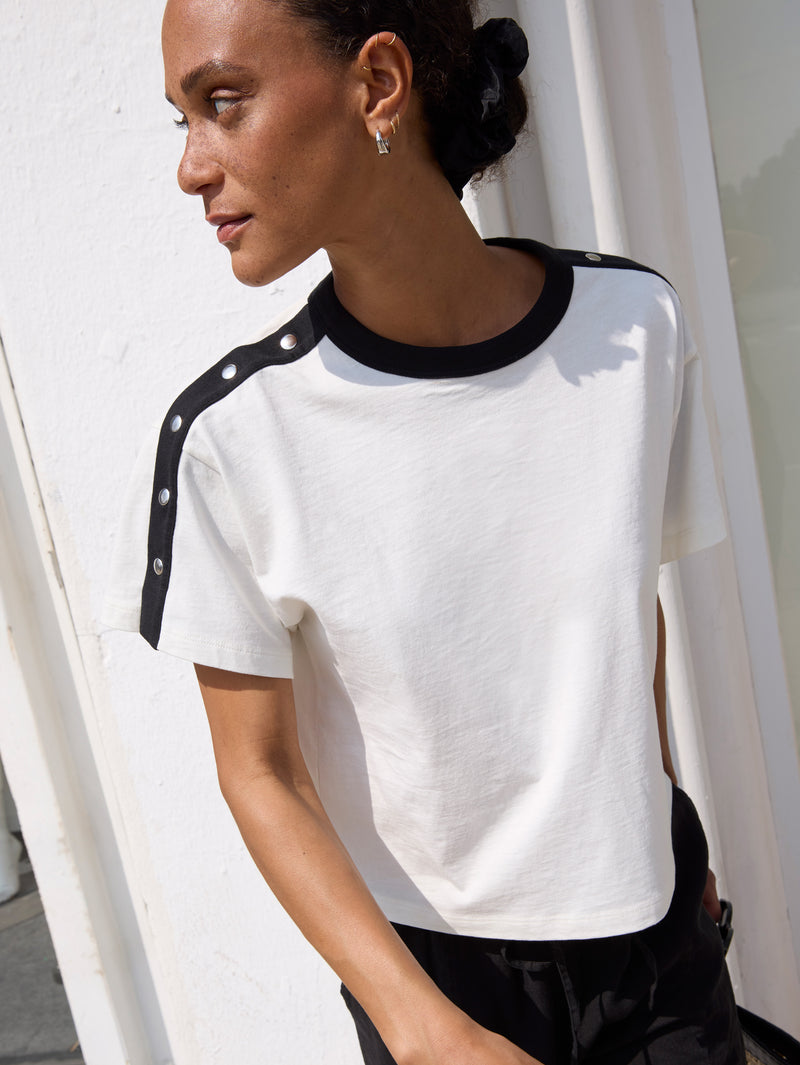 Nation Los Angeles Ada Button Tee