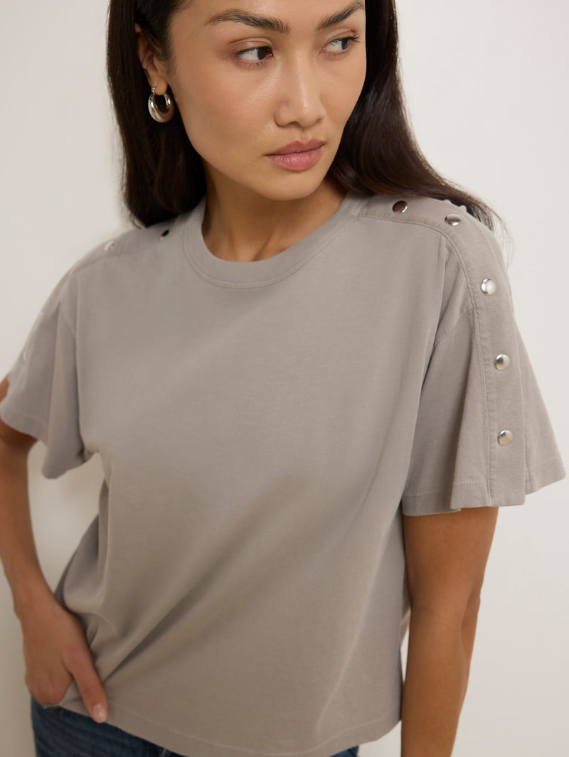 Nation Los Angeles Ada Button Tee
