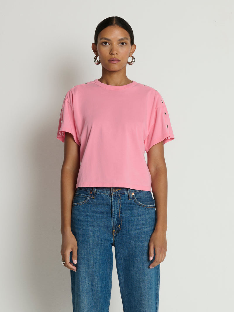 Nation Los Angeles Ada Button Tee