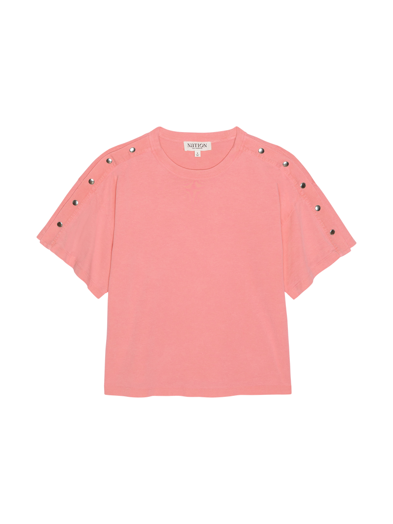 Nation Los Angeles Ada Button Tee
