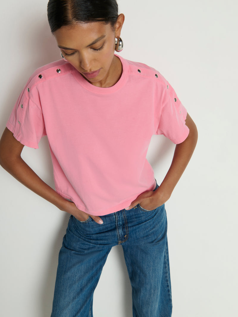 Nation Los Angeles Ada Button Tee
