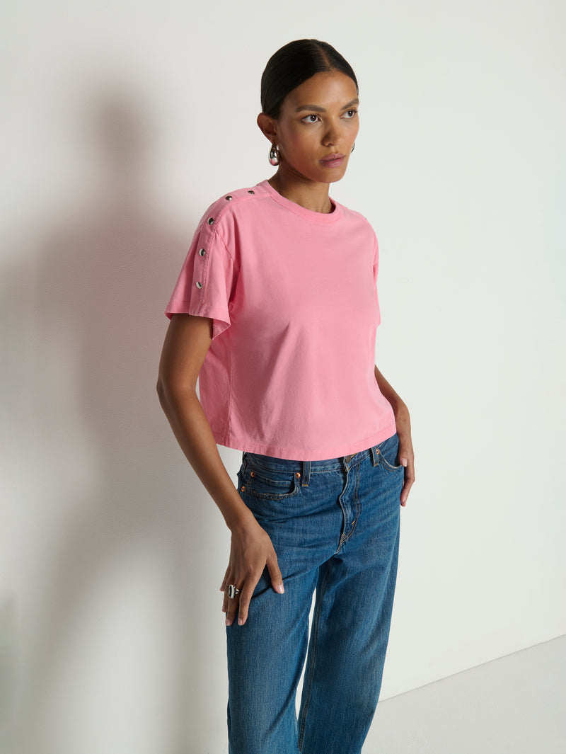 Nation Los Angeles Ada Button Tee