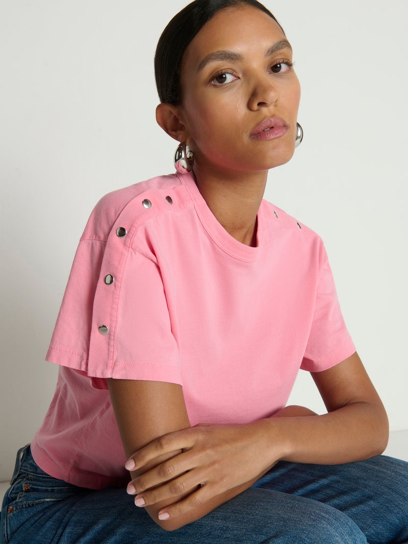 Nation Los Angeles Ada Button Tee
