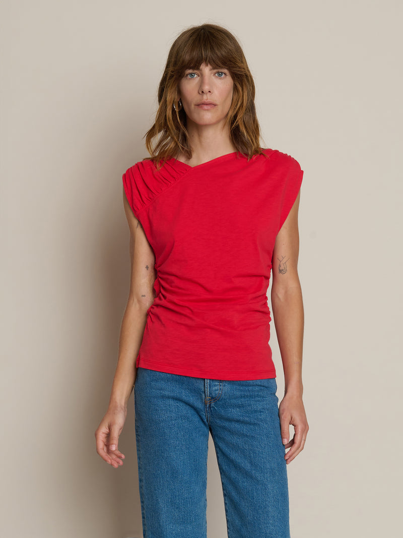 Nation Los Angeles Aime Asymmetrical Tee