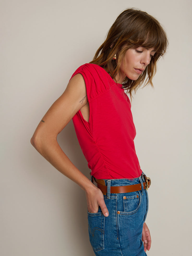 Nation Los Angeles Aime Asymmetrical Tee