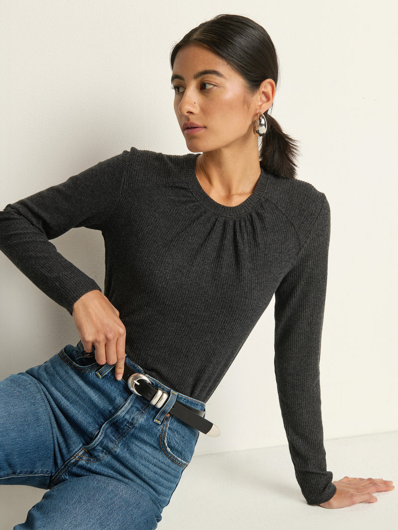 Nation Los Angeles Alejandra Long Sleeve Tee