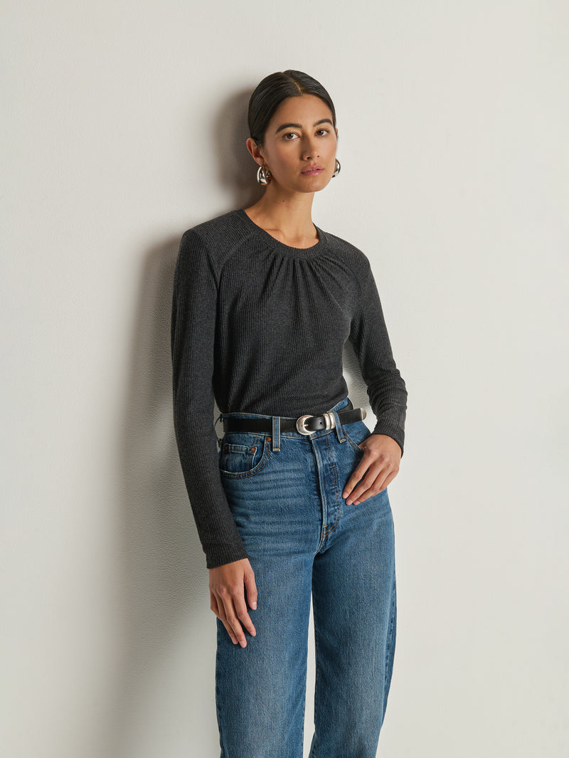 Nation Los Angeles Alejandra Long Sleeve Tee