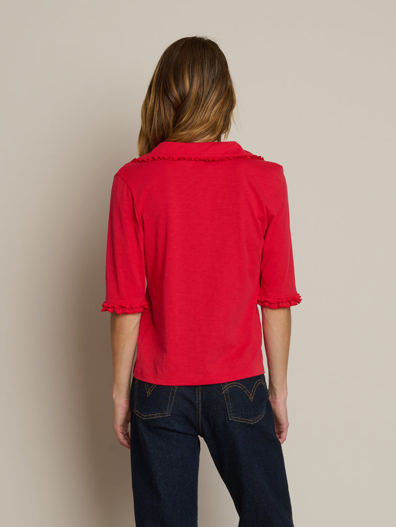 Nation Los Angeles Allison Collared Tee