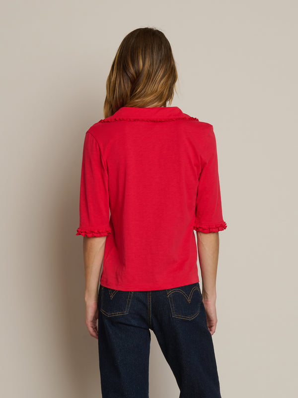 Nation Los Angeles Allison Collared Tee