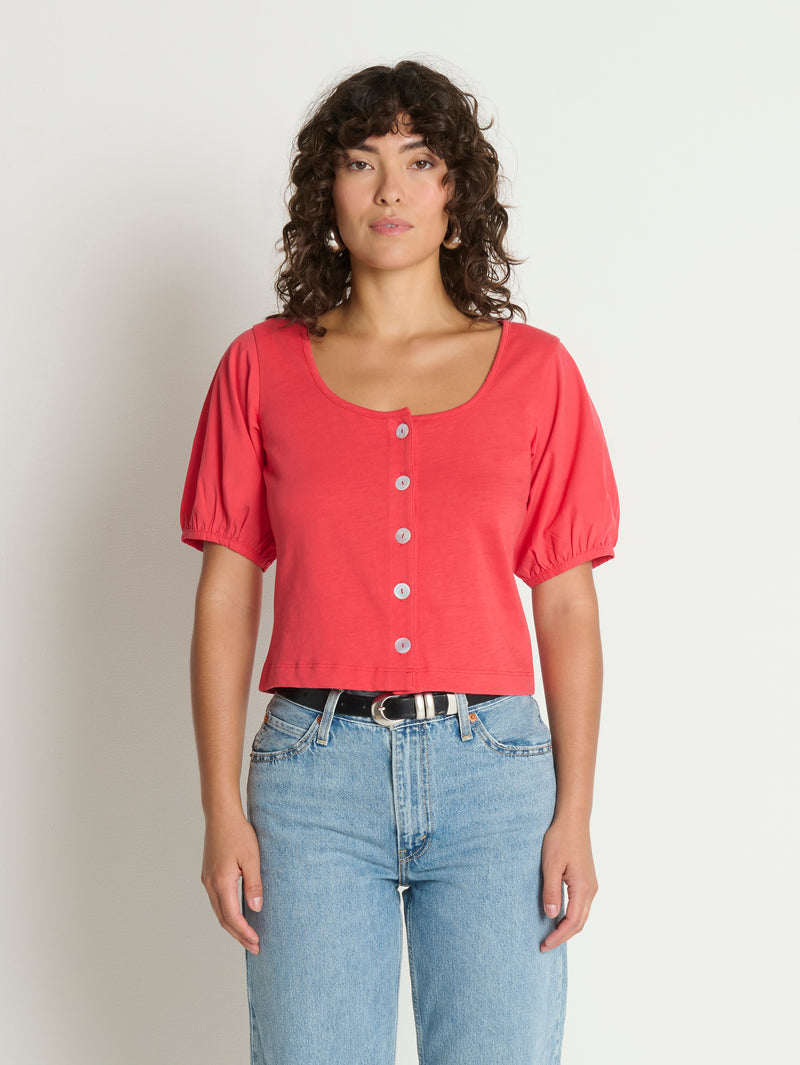 Nation Los Angeles Alma Cropped Top