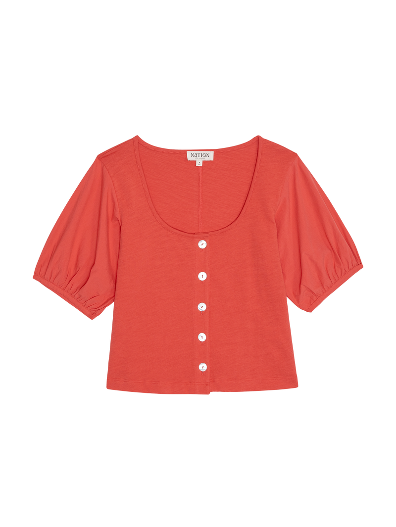 Nation Los Angeles Alma Cropped Top