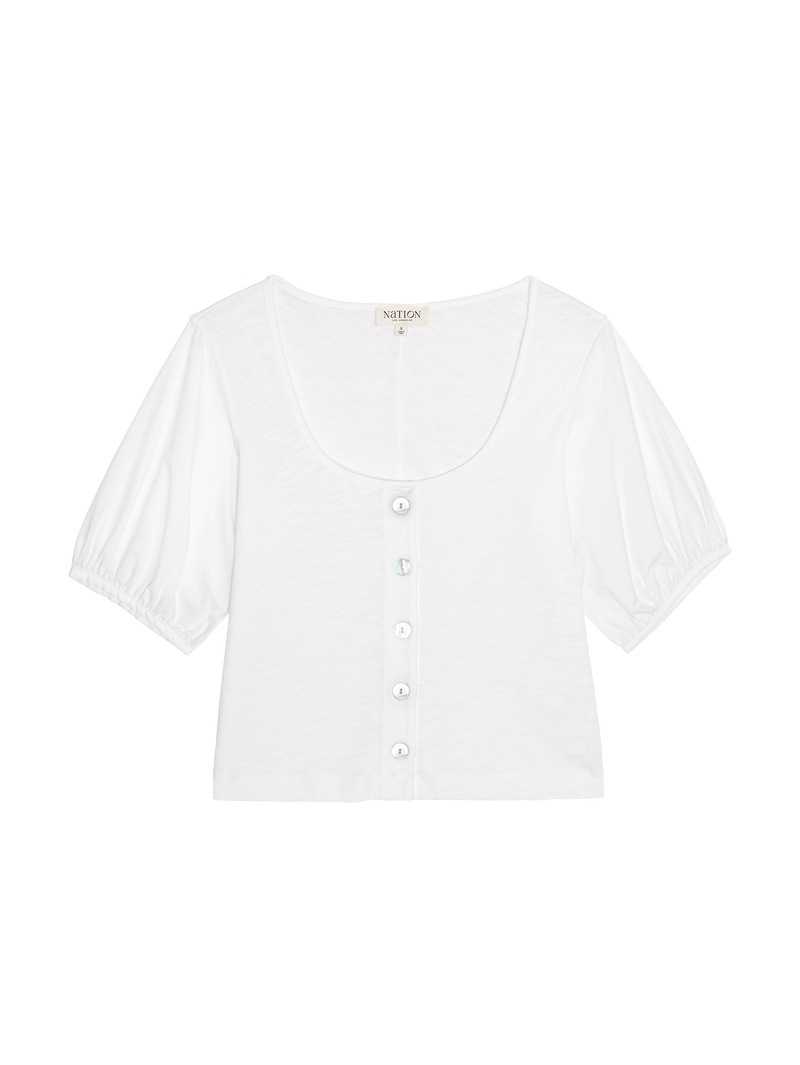 Nation Los Angeles Alma Cropped Top