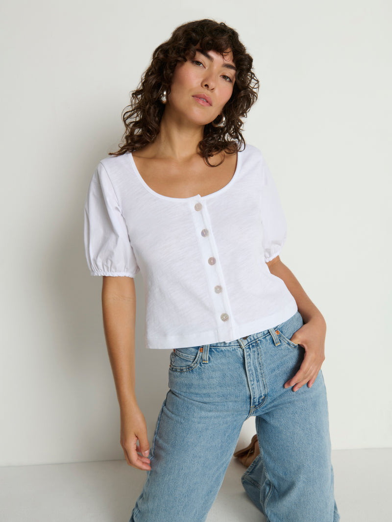 Nation Los Angeles Alma Cropped Top
