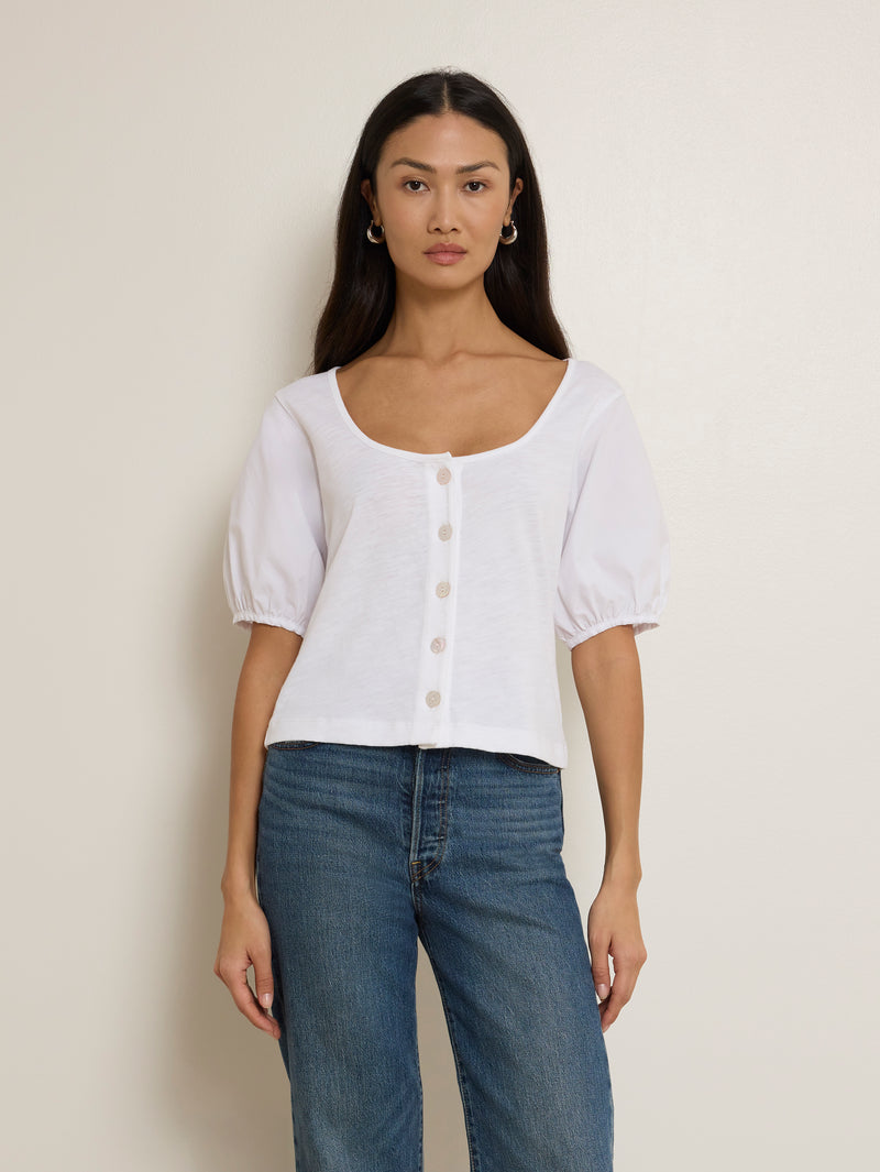Nation Los Angeles Alma Cropped Top