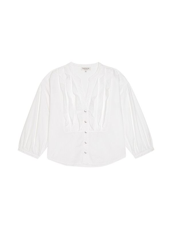 Nation Los Angeles Amelia Ruffle Shirt