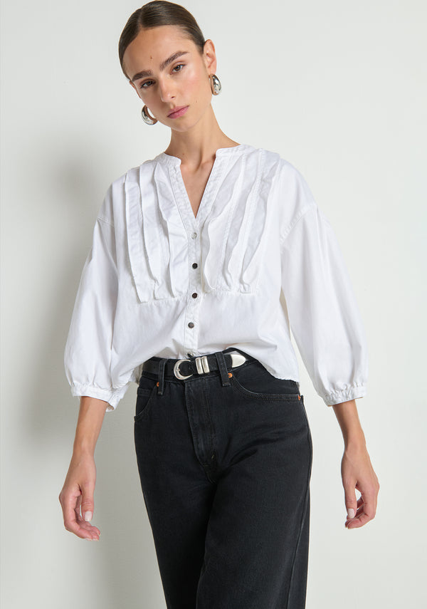 Nation Los Angeles Amelia Ruffle Shirt