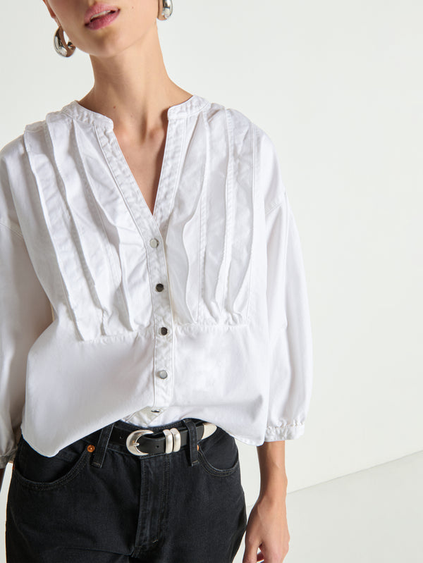 Nation Los Angeles Amelia Ruffle Shirt