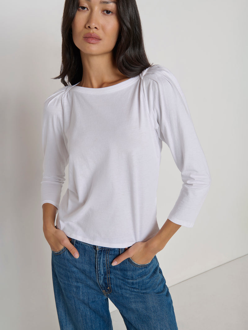 Nation Los Angeles Amelie Envelope Neck Top